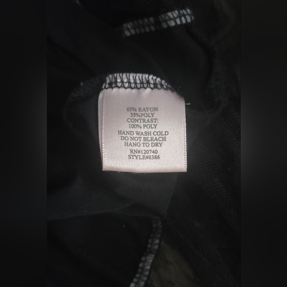 *SOLD* Mystree Boho Chic layering tank top cami tunic Dress lace layer, Black S - Picture 5 of 9